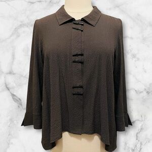 Habitat Crepe Swing Shacket  M